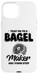 Coque pour iPhone 15 Plus Croyez-moi, je fabrique des bagels et je sais tout