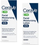 CeraVe Cerave Facial Moisturizing Lotion Pm 3 Oz pack of 2 89 ml (Pack 2)