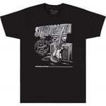 Fender Stratocaster 70Th Anni Tee Black S