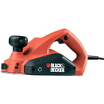 Rabot Filaire 650W BLACK+DECKER -  82mm (Livré avec un guide parallèle + buse adaptateur pour aspirateur) - KW712-QS