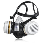 Dräger X-plore 3300 Masque de protection respiratoire adapté aux peintures solvants, époxy résine, poussières, demi-masque peinture avec 2 cartouches A2 P3