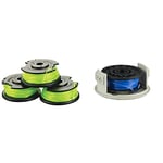 Ryobi RAC143 36V grass trimmer spool (3 pack) & RAC124 1.6 mm Spool for RLT2925