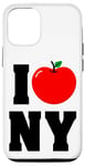 Coque pour iPhone 12/12 Pro Cool New York Food, Cool New York City Illustration Graphic