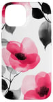 Coque pour iPhone 14 Rose aquarelle Roses florales Roses roses roses