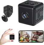 Mini caméra Full HD 1080p,caméra de surveillance WiFi intérieur extérieur,caméra de sécurité sans fil avec détection de mouvement,vision nocturne,caméra avec enregistrement à 30 fps(Q1057)