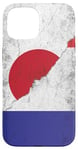 Coque pour iPhone 15 Drapeaux France et Japon - Français Japonais