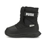 PUMA Mixte bébé Nieve Boot WTR AC Inf Basket, Black White, 26 EU