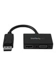 Travel A/V adapter: DisplayPort to HDMI or VGA video transformer