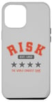 Coque pour iPhone 12 Pro Max Risk The World Conquest Game Est. 1957 Retro Logo