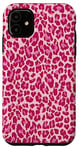 iPhone 11 Pink Leopard Cheetah Print Phone Case Animal For Women Cute Case