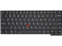 Chicony - Ersättningstangentbord för bärbar dator - med Trackpoint - bakgrundsbelyst - QWERTY - dansk - svart - för ThinkPad E480 E490 L380 L380 Yoga L390 L390 Yoga L480 L490 P43s T480s T490