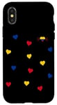 Coque pour iPhone X/XS Colombian Heart Pride National Colors Love