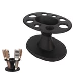 Plastic Round Hair Brush Comb Holder Display Rack Hair Styling Brush Stand S LSO