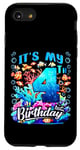 Coque pour iPhone SE (2020) / 7 / 8 C'est mon quatrième anniversaire, mon garçon Sea Fish Ocean Animals Aquarium