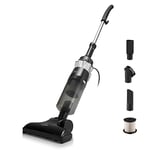 Just Perfecto Aspirateur sans Sac 3 en 1 600 W | Noir | avec Fil, Fonction Turbo et Filtre HEPA | Autonome, Compact et léger | 13 kPa | Aspirateur à Main, aspirateur à Manche