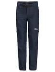 Jack Wolfskin Unisex Kid's Active Zip Off Pants K Hiking Trousers, Night Blue, 128