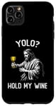 Coque pour iPhone 11 Pro Max YOLO Hold My Wine Funny Jesus Easter JK BRB Ressurection