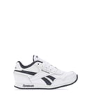 Reebok Boys Boy's Classics Junior Royal Classic Jogger 3 Trainers in White Navy - Blue & White - Size UK 11.5 Kids