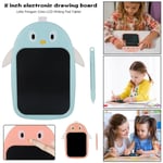 Lcd Writing Tablet Pad Stylus Digital Kids Drawing Board Toy A Color Handwriting Blue