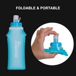 2pcs 500ml TPU Soft Flask Collapsible Sports Water Bottle For Hydration Pack For