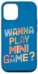 Coque pour iPhone 13 Pro Je Veux Jouer À Des Mini Jeux Drôles De Jeux D'arcade Meme