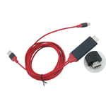 Sama näyttökaapeli TYPE-C-HDMI-kaapeli (musta) sopii Applen Android-matkapuhelimeen Type-c teräväpiirto-hdmi-kaapeli iPhone matkapuhelin saman näytön kaapeli