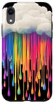 iPhone XR Colorful Rain Cloud Artwork For Joyful Nature Lovers Case