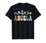 Abuela Gifts Women Wildflower Floral Design Abuela T-Shirt