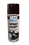 GLOSS BLACK SPRAY PAINT BODYWORK CAR REPAIR NON-CRACK SHINE 400ML