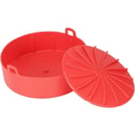 Sollbry - Panier Friteuse, Panier en Silicone pour Accessoires de Friteuse Accessoire Air Fryer Pot pour Friteuse à Air Doublure de Four à Friteuse à