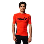 Swix Roadline RaceX Kortermet Trøye Herre Fiery Red/Dark Navy, XL