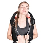 RENPHO Neck Massager with Heat, Portable Shoulder Massager, Deep Tissue Kneading Shiatsu Back Massager, Electric Full Body Massager, Home Office Use