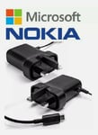 Genuine Nokia AC-18X Mains Charger for 108 130 215 216 230 Lumia 525 550 600 640