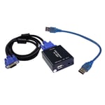 VGA to USB Adapter Converter with Audio and Video Capture Card 1080P Drive- C2S9