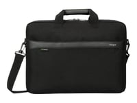 Targus GeoLite EcoSmart Slim Brief - Sacoche pour ordinateur portable - 17.3" - noir