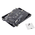 Caddy Boîte Adaptateur SSD M2 M.2 Msata 2280 2242 2260 2230 To 2,5 " SATA Disque