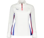 individualBLAZE Training 1/4 Zip W träningströja Dam PUMA White-Fire Orchid S