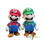 Talking Super Mario Bros Plush Mario Luigi Soft Plush Toy Children's Gift