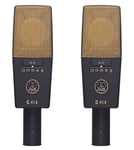 AKG C414-XLII Stereo Set of 2 Condenser Microphones for Wide Studio