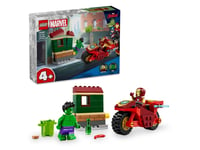 Lego Super Heroes 76287 Iron Man Med Motorsykkel Og Hulken