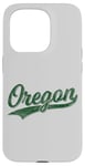 Coque pour iPhone 15 Pro Oregon Classic Varsity, style maillot de sport vintage