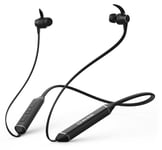 Neckband Sport Earphones Black Sports and Outdoor Activities built-in Vibration