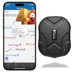 Winnes Tracker GPS Voiture sans Abonnement Tracker de Véhicule Magnétique 4G Tracker GPS Suivi en Temps Réel Longue Autonomie avec App pour Android/iOS,Carte SIM requise