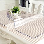 Artwelt Nappe Film de Table Transparent Polyvinylchloride 2,0 mm pour d'extérieur Jardin et Intérieur Imperméable et Lavable Taille Souhaitée Film de Protection de Table (50cm X 120cm)