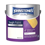 Johnstone's - Washable Paint - White Lace - Matt Finish - Emulsion Paint - Highly Durable - Stain Resistant - Non Toxic & Low Odour - 12m2 Coverage per Litre - 2.5L