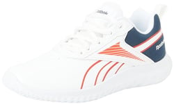 Reebok Boys Rush Runner 5 Syn Sneaker, Ftwrwhite Vectornavy Vectorred, 5.5 UK