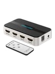 Vention HDMI Switcher 3 in 1 4K with Audio Separation Gray