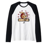 Bruce Lee Little Dragon Jeet Kune Do Logo Raglan Baseball Tee