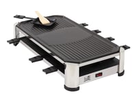 Fritel Rg 2170 - Raclette/Grill - 1.5 Kw - Rostfri Stålkrom/Svart