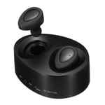 Mini Bluetooth 5.0 écouteur True Wireless Stéréo IPX5 étanche écouteurs TWS Casque avec Micro, Noir